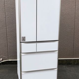 S【6ヶ月保証付・税込み】日立 615L 6ドア 冷蔵庫 R-XG6200H ホワイト 17年