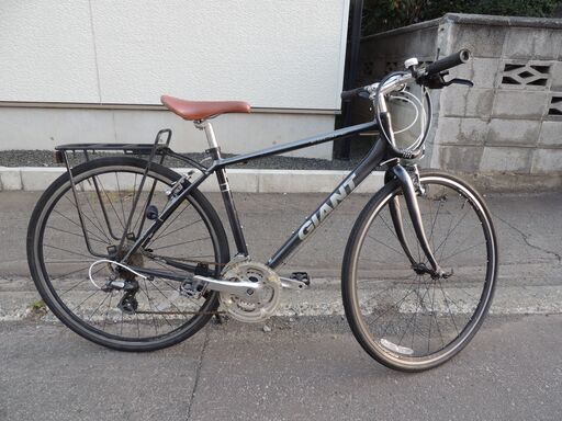 中古自転車 クロスバイク キャリア付 700C*28c Switch bicycle EVANS