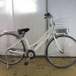 B502　限定特価　★ブリヂストン　アルベルト　ホワイト　5段★ 中古自転車 【27インチ 】