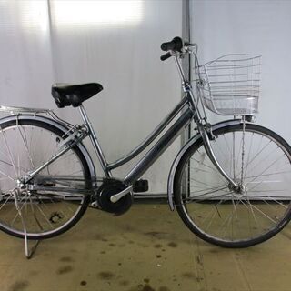 B506　限定特価　整備済み★ブリヂストン　アルベルト　シルバー　5段変速★ 中古自転車 【26インチ 】