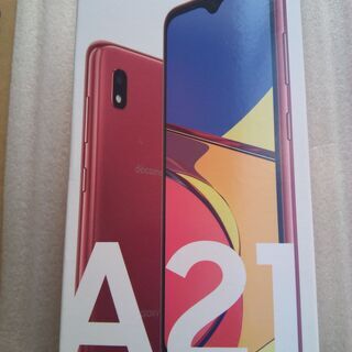 新品未使用　ドコモ　SIMフリー　Galaxy　A21　ネットワ...