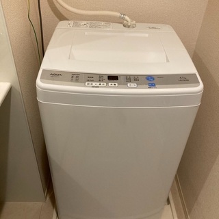 AQUA 洗濯機（洗濯4.5kg）AQW-S45D(W)