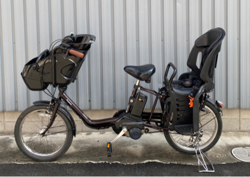 新型バッテリー12ah 子供シート付き　子供乗せ電動自転車　パナソニック製
