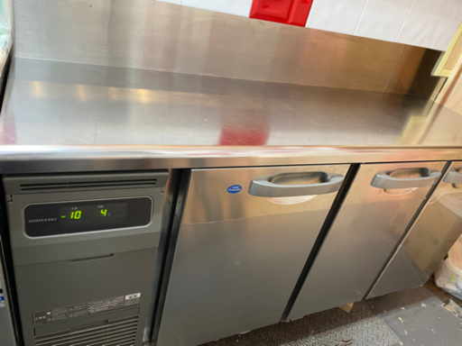 Hoshizaki横型冷凍冷蔵庫(内装カラー網板タイプ)RFT-150MTCG-ML