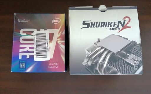 インテル® Core™ i7-7700 プロセッサー　＋ＣＰＵクーラー