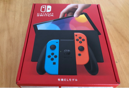 新品未開封 Nintendo Switch 有機ELモデル ネオンブルー/レッド-