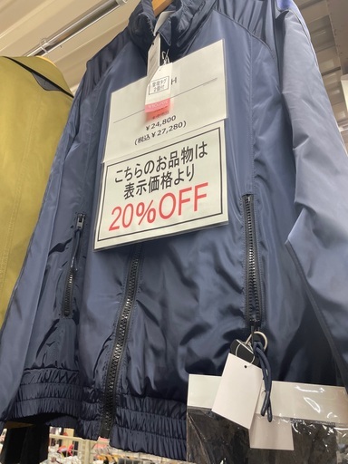 COACH ナイロンジャケット　SIZE L 表示価格より20％OFF