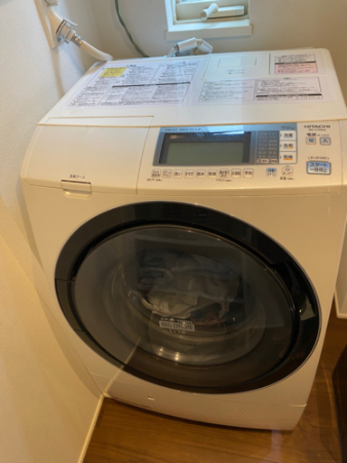 交渉中　HITACHI ドラム式洗濯乾燥機（BD-S7500L）左開き