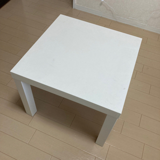 【無料】IKEA/サイドテーブル ホワイト