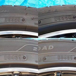 RAYS  レイズ HOMURA ホムラ 2X9 18X8J 19X9J PCD120 225/45 R18 ダンロップ 255/40R18 グッドイヤー　20年21年　4本セット