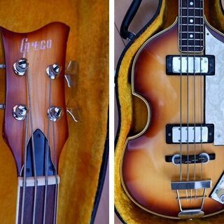 【Japan Vintage】グレコ／Greco　バイオリンベース VB-450  美品＆ハードケース付 Japan Vintage】グレコ／Greco バイオリンベース VB-450 美品＆ハード