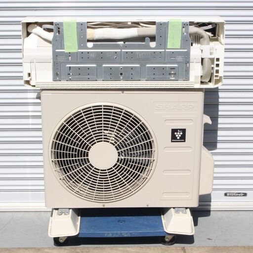 T855) SHARP 6畳用 2.2kw 単相100V 2017年製 プラズマクラスター ルームエアコン AY-G22H コンパクト シャープ ワンルーム 家電