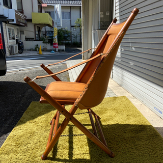 商談中)レザー折り畳みソファー！