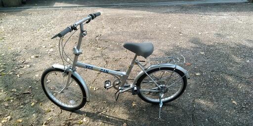 折りたたみ自転車、20インチ、6段変速（中古、美品）
