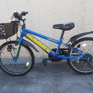 【ネット決済】HAMMER 20インチ自転車　ブルー