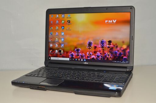 中古良品 ノートパソコン 最新Windows10+office 富士通 AH530/3A core i3/4GB/320GB/15.6インチ/無線/DVDRW/HDMI/便利なソフト多数