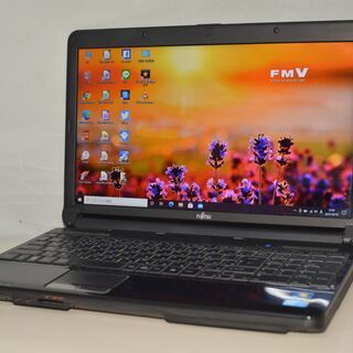 中古良品 ノートパソコン 最新Windows10+office 富士通 AH530/3A core i3/4GB/750GB/15.6インチ/無線/DVDRW/HDMI/便利なソフト多数 中古良品 ノートパソコン 最新Windows10+office 富士通 AH530/3A core