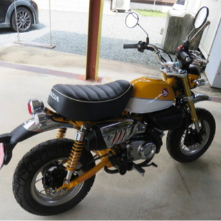 (ほぼ新車!)モンキー125 4速MT ABS付 33万円　自賠責1年付