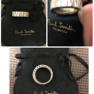 ポールスミス6点指輪ネックレス　ブレスレット　メンズ　Paul Smithグッズ付き