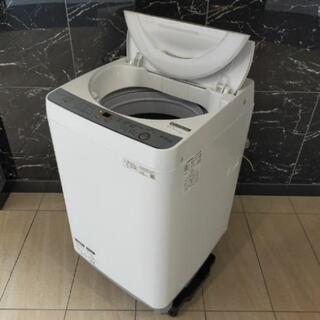 ■取引決定済■2019年製■シャープ 洗濯6.0kg 全自動洗濯機【抗菌・防カビ加工】ES-GE6C-W