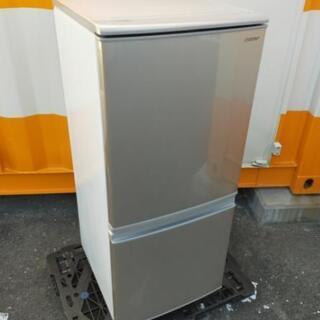 ■取引決定済■2019年製■シャープ 「つけかえどっちもドア」2ドア冷蔵庫 ゴールド系 SJ-C14E-N