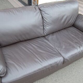 フランスベッド 3人掛けソファ 幅192×奥88×高79cm ダークブラウン系 GRATO グラート FRANCEBED 札幌市 清田区 平岡 