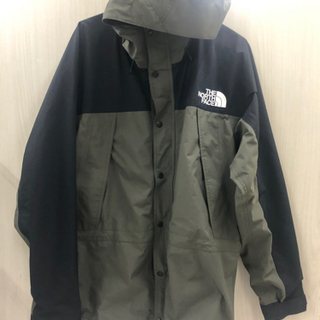 超美品 THE NORTH FACE ノースフェイス NP11834 マウンテンライトジャケット XL ブラック/モスグリーン GORETEX ゴアテックス