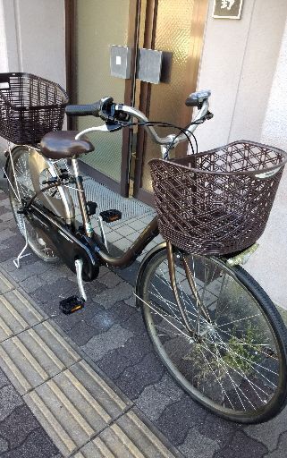 本体のみ)Panasonic ViVi DX 26吋電動アシスト自転車(チョコブラウン 