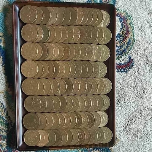シンガポールのコイン100枚100ドルになります、