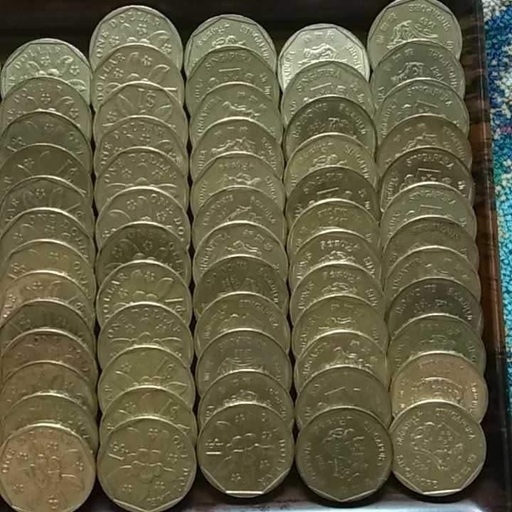 シンガポールのコイン100枚100ドルになります、