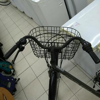 DCM ワイドタイヤカジュアル車 シティサイクル 自転車 カーキ 6段変速 27.5インチ