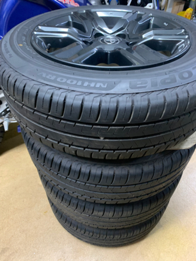 ハイエース ハイラックス 純正 6穴 22年製 195/80R15 BS 夏 KUMHO ハイエース専用 195/80R15インチ クムホ ウインターポート