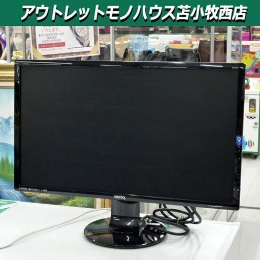 BenQ 24インチ 液晶ディスプレイ GL2460-B フルHD 1920×1080 HDMI/DVI-D/D-SUB PCモニタ フリッカーフリー 動作確認済み 苫小牧西店