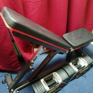 筋トレダンベル、トレーニングベンチ、マット