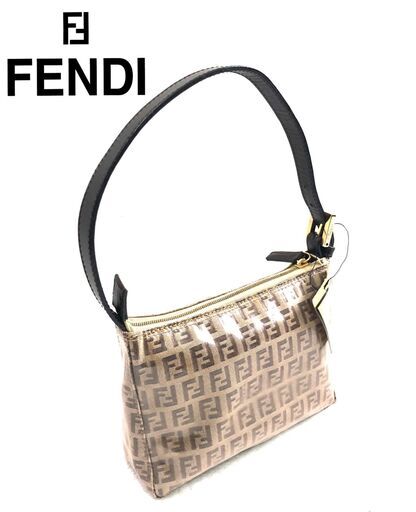 新品未使用 タグ付き FENDI ズッキーノ ズッカ ハンドバッグ ポーチ