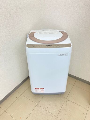 【美品】【地域限定送料無料】洗濯機  SHARP 7kg 2017年製  XSA101008