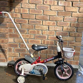 幼児　補助付き自転車