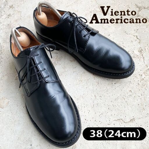【 viento americano 】24cm プレーントゥ　美品