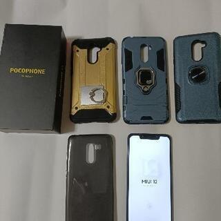 スマホ xiaomi pocophoneF1 Snapdragon 845 6GB/64GB simフリー 中古