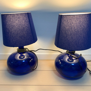 IKEA 電気 ナイトライト 寝室 照明 ライト ペア 2個 イケア