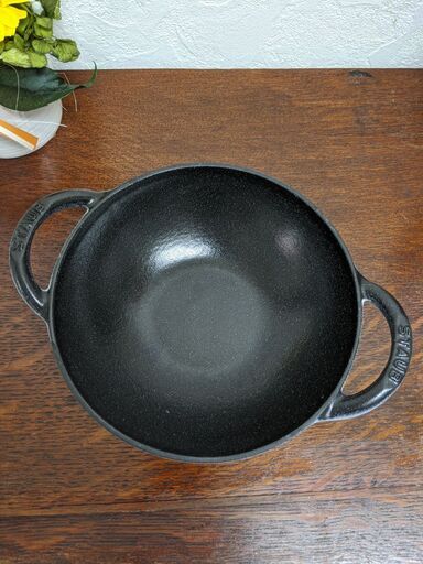 staub ストウブ ベビーウォック 16cm グレー 【美品】