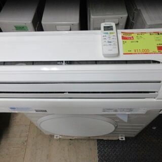 K02537　中古エアコン　主に10畳用　冷2.8kw／暖3.6kw