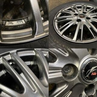 【YOKOHAMA ice GUARD iG50 PLUS 175/65R14】スタッドレス【Fang SINOLION 14インチ 5.5J4HPCD100+38】ファンカーゴ等　(VTD471)クレジットカード QRコード決済可能