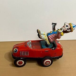 当時物 TET ブリキ 玩具 サーカスカー 自動車 全長約14㎝ 昭和レトロ