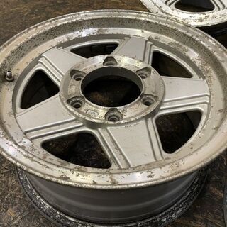 ROCOM HORIZON 2 社外ホイール 15インチ 4本 6.5J6HPCD139.7+30 100系ハイエース等 リペアベース　(VHF224)クレジットカード QRコード決済可能