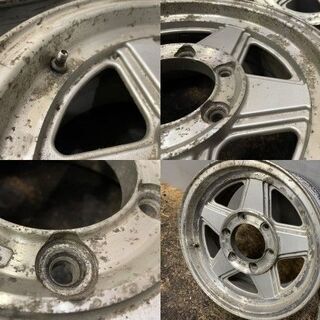 ROCOM HORIZON 2 社外ホイール 15インチ 4本 6.5J6HPCD139.7+30 100系ハイエース等 リペアベース　(VHF224)クレジットカード QRコード決済可能