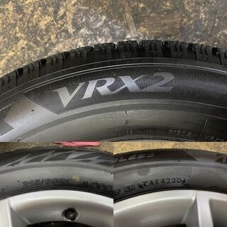 BS BLIZZAK VRX2 215/60R17】スタッドレス【audi 8U型 Q3 純正ホイール 