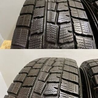【DUNLOP WINTER MAXX WM01 185/65R15】スタッドレス【ホンダ フリード純正ホイール 15インチ 5.5J5HPCD114.3+50】バリ溝　(MTG140)クレジットカード QRコード決済可能