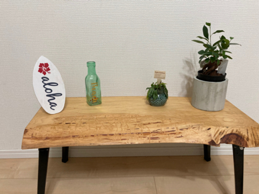 一枚板テーブル(ヒノキテーブル)