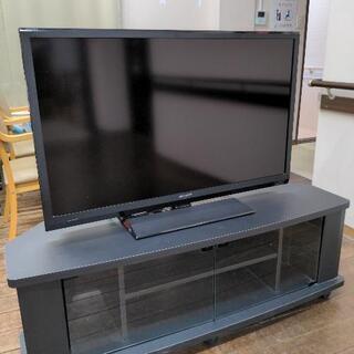 【価格応談】AQUOS液晶LED 40型テレビ+テレビ台